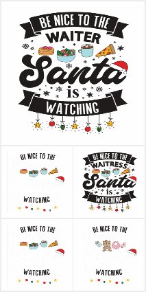 Be nice, Santa is watching