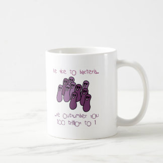 Be nice to bacteria coffee mug