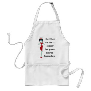 Be nice to me adult apron