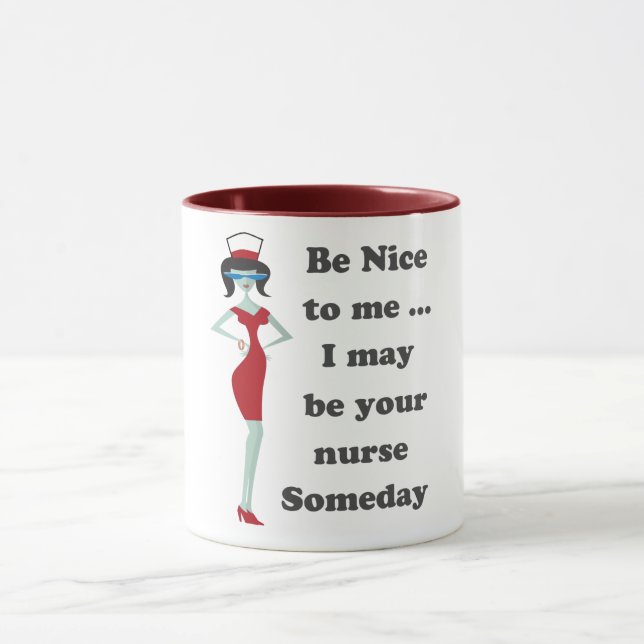 Be nice to me mug (Center)