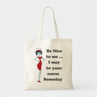 Be nice to me tote bag