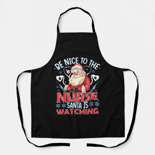 Be Nice To Nurse Christmas Graphics With Vintage S Apron