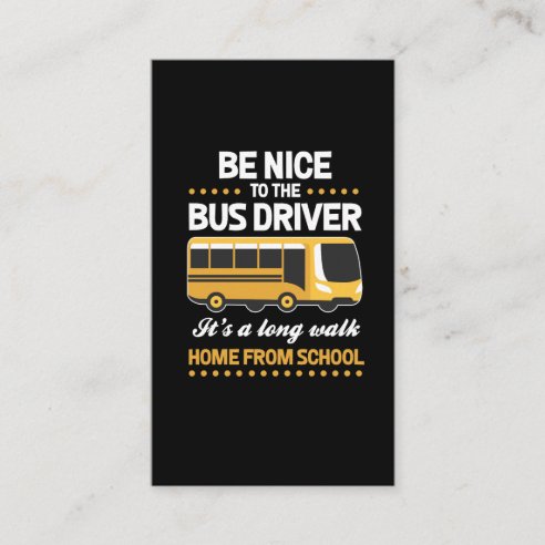 School Bus Business Cards - Business Card Printing | Zazzle