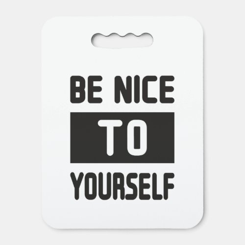 Be nice to yourself seat cushion