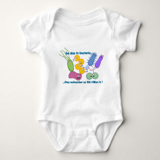 Be Nicer to Bacteria Baby Bodysuit