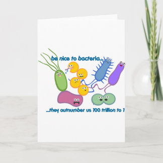 Be Nicer to Bacteria Card