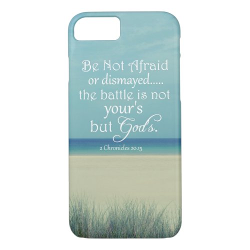 Be Not Afraid Bible Verse iPhone 87 Case