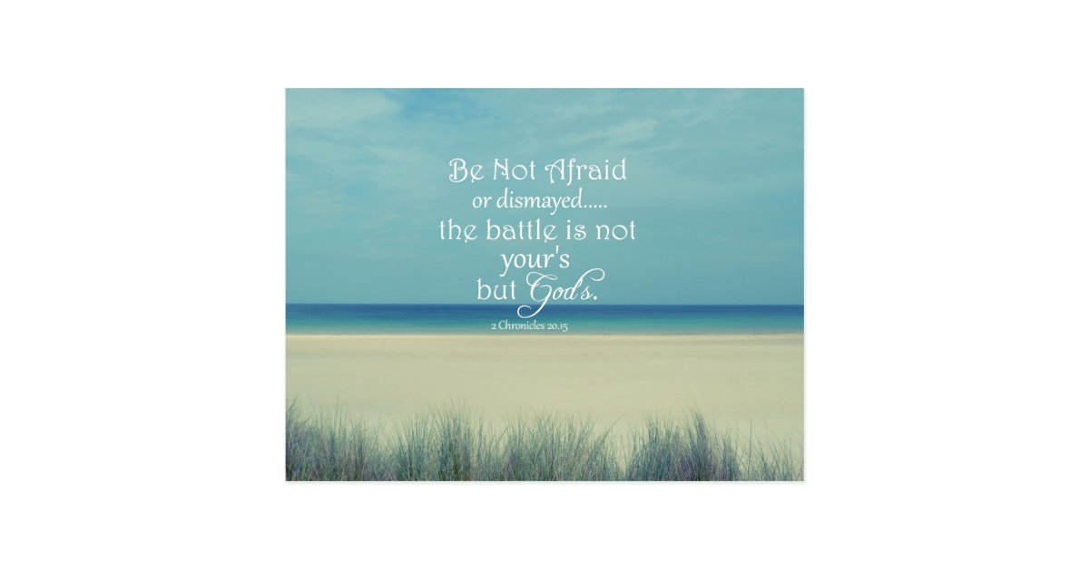 be-not-afraid-bible-verse-postcard-zazzle