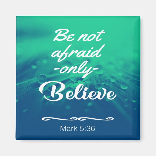 Be not afraid magnet (Front)