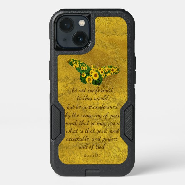 Be Not Conformed Bible Verse Otterbox iPhone Case (Back)