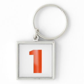 Be NUMBER ONE - Keep right color image association Keychain