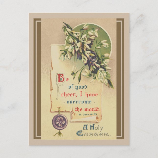 Be Of Good Cheer Holiday Postcard (Front)