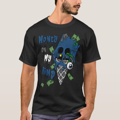 Be On Mind Ice Cream Brave Blue 13s Matching T_Shirt