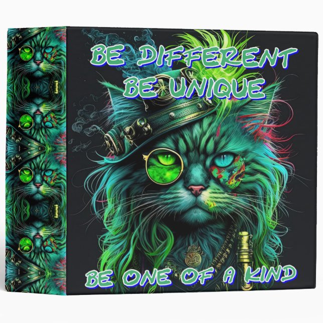 Be one of a kind 3 ring binder (Front/Spine)