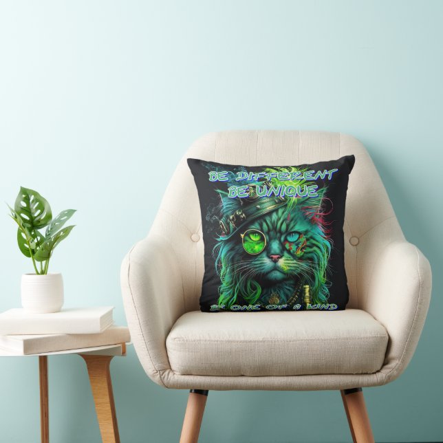 Be one of a kind throw pillow (Chair)