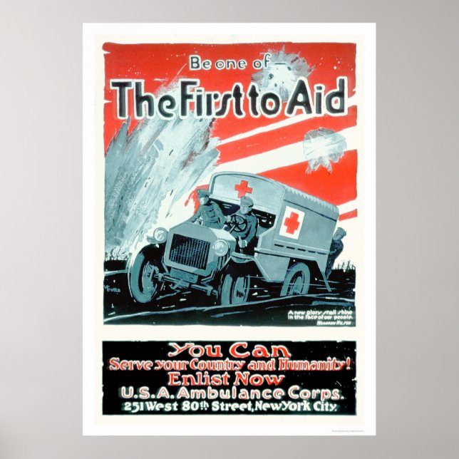 Be One of the First to Aid (US00268) Poster (Front)