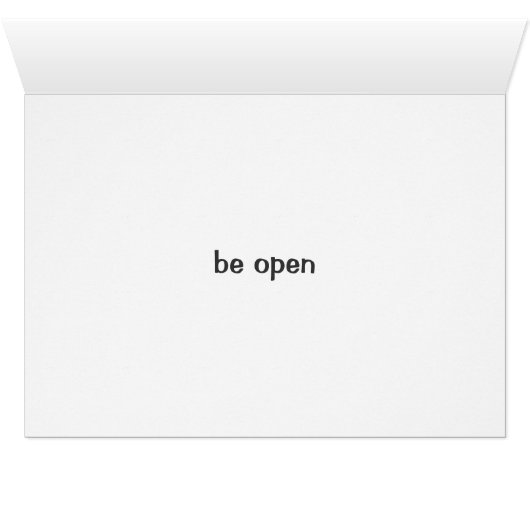 be open cards (Inside Horizontal (Bottom))