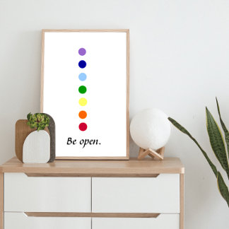 Be Open - Chakra Poster