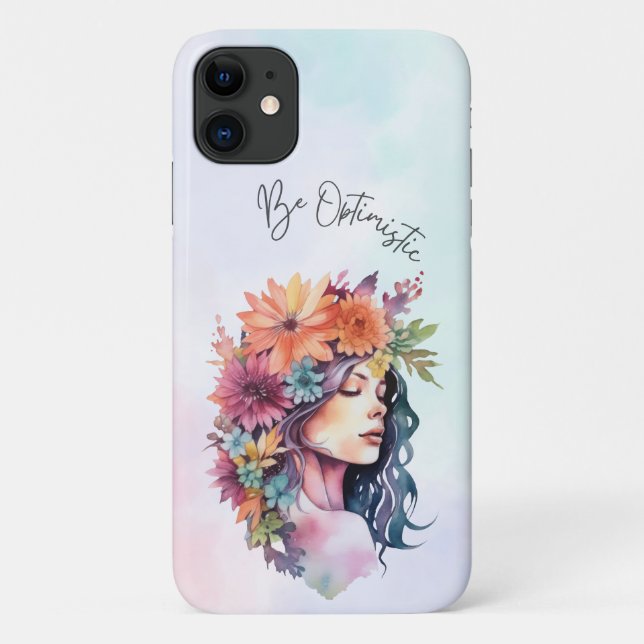 Be  Optimistic  Case-Mate iPhone Case (Back)
