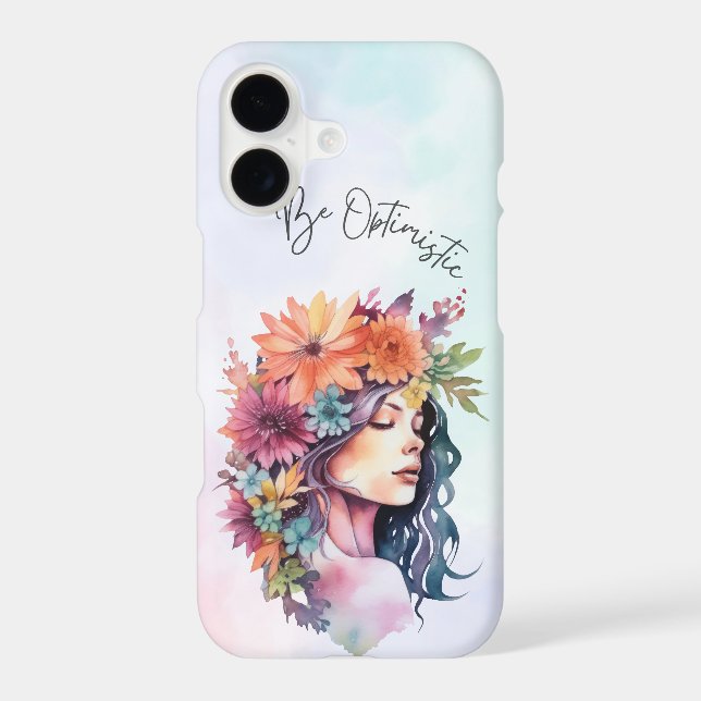 Be  Optimistic  Iphone Case (Back)