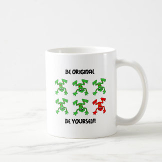 Be original frog coffee mug