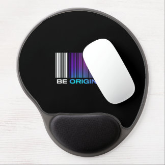 Be Original – Holographic Barcode-Inspired Gel Mouse Pad