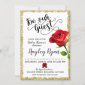 Be Our Guest Baby Shower Invitation (Front)
