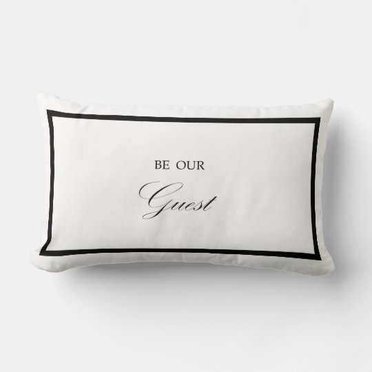 Be Our Guest Bedroom Throw Pillow