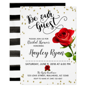 Be Our Guest Invitations Zazzle