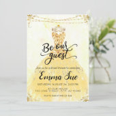Be our Guest Bridal Shower Invitation (Standing Front)