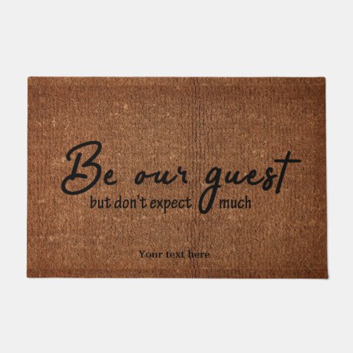 Be our guest doormat