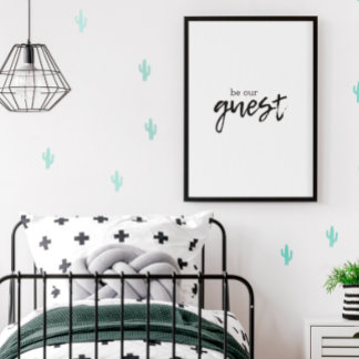 Be Our Guest Faux Canvas Print