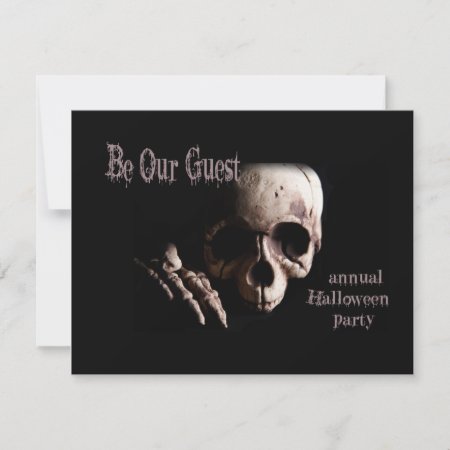 Be Our Guest Halloween Party Invitation