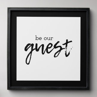 Be Our Guest Peel And Stick Photo Tile