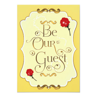 Be Our Guest Invitations 3