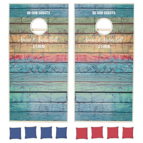 Be Our Guests Guestbook Replacement Cornhole Set