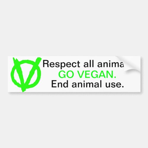 Be part of the Vegan Revolution Bumper Sticker