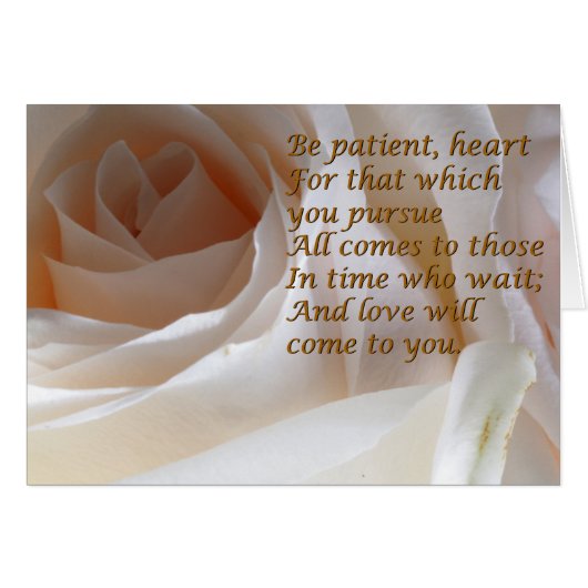 Be Patient Heart Cards (Front Horizontal)