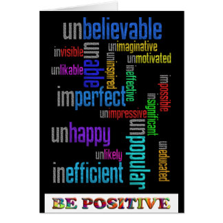 Be Positive Cards