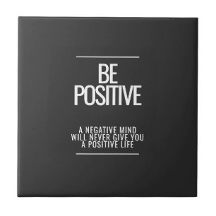 Be Positive Ceramic Tile