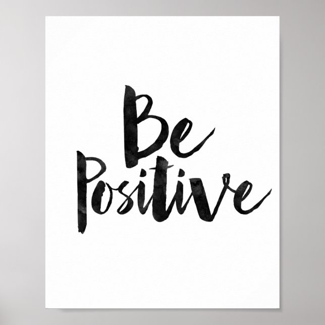 Be Positive Poster (Front)