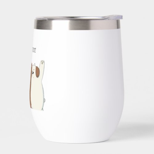 Be positive  thermal wine tumbler