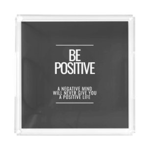 Be Positive Tray
