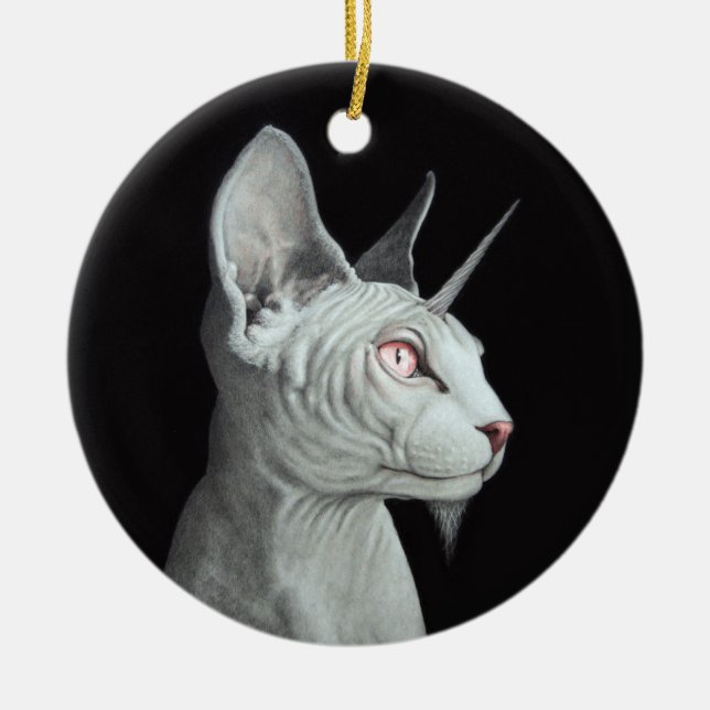 Be Positive - Unikitty Ceramic Ornament (Front)