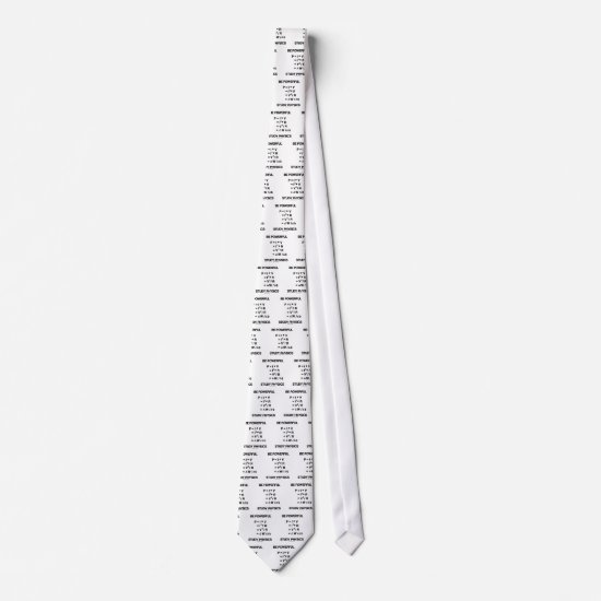 Be Powerful (Power Equations) Study Physics Tie