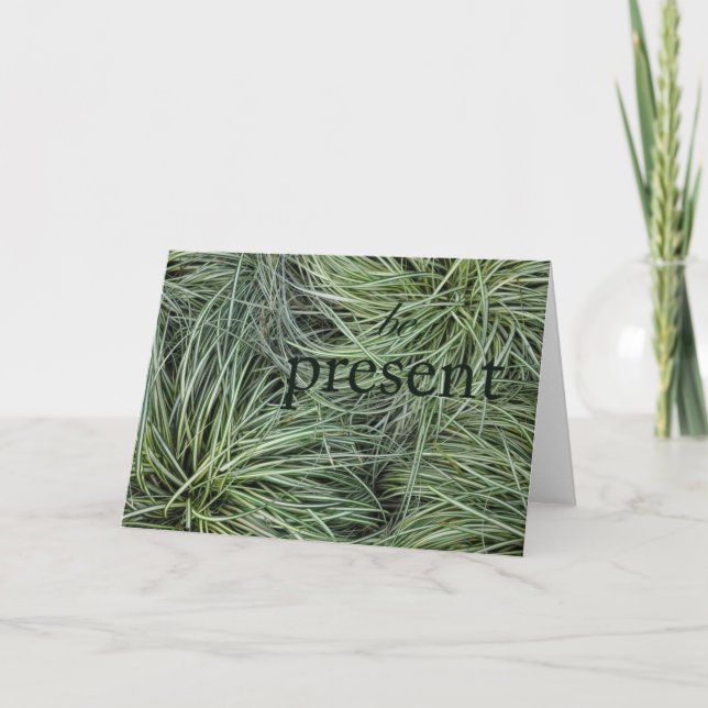 Be Present Card (Front)