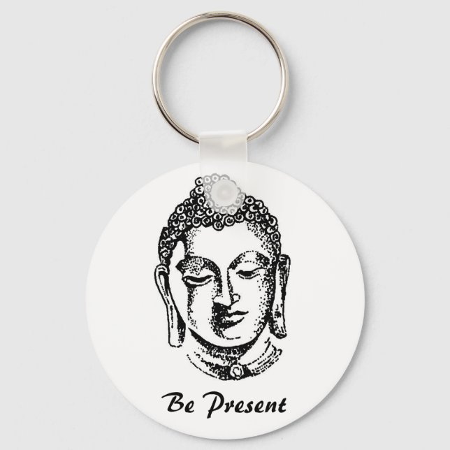 Be Present Keychain (Front)