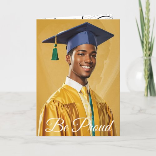 Be Proud Graduation Card 3 Holiday Card