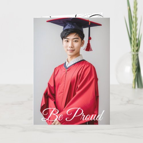 Be Proud Graduation Card 6 Holiday Card