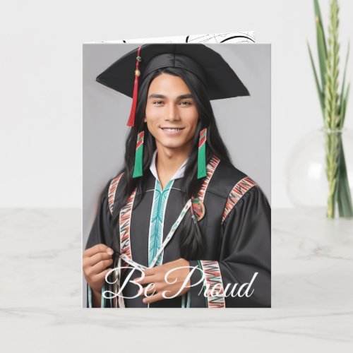 Be Proud Graduation Card 8 Holiday Card
